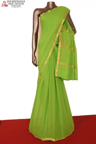 Traditional Pure Georgette Silk Saree